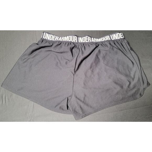 1 Pair Under Armour Boxer Brief Black X-Large XL Athletic Running Shorts - Picture 3 of 6